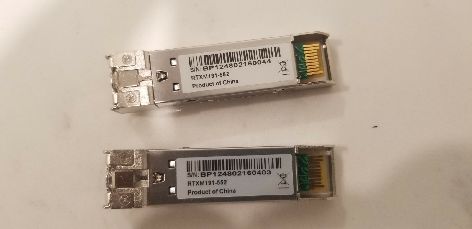 EXTREME NETWORKS RTMX 191-552, SX SFP MODULE 850nm, 4050-00283-01 (10051H)
