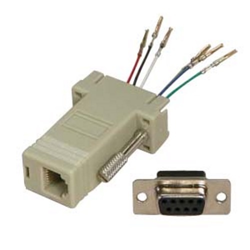 160pack  DB9pin Female~RJ12/RJ11 Jack Modular Adapter 6P6C 6wire Aux/Data/Phone