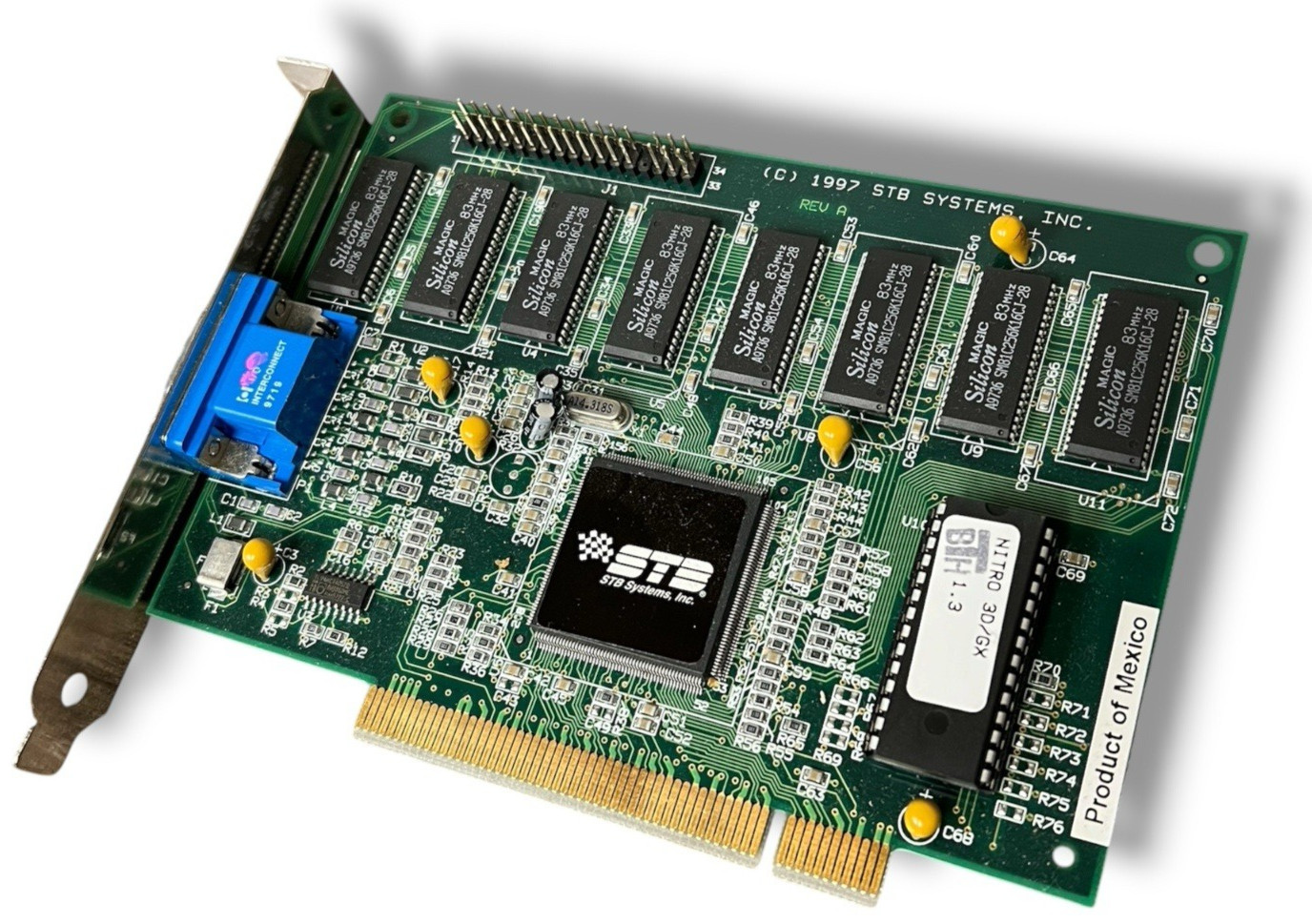 STB Systems 1X0-0489-505, 210-0262-00X, Video Card - TESTED