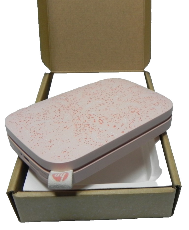 HP Sprocket Portable 2" x 3" Instant Photo Printer in blush pink - missing cable