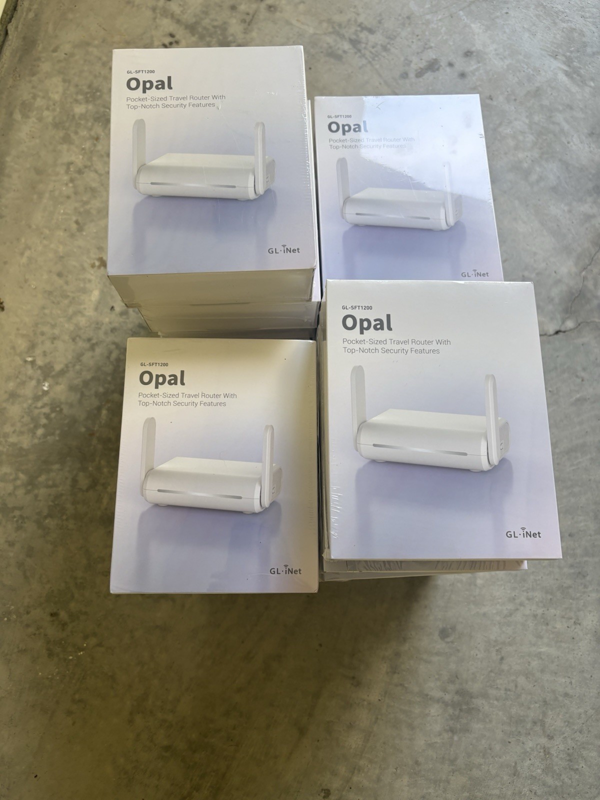 Lot 22.   GL-SFT1200 (Opal) Secure Travel Wifi Router – AC1200 Dual Band Gigabit
