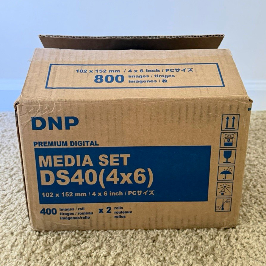 DNP DS40 (4x6) Premium Digital Media Set - 4 x 6 in Paper Size Media Set