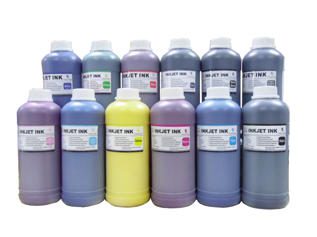 12x500ml ND® Pigment Refill Inks for Canon Wide-format printer iPF6300 iPF6350