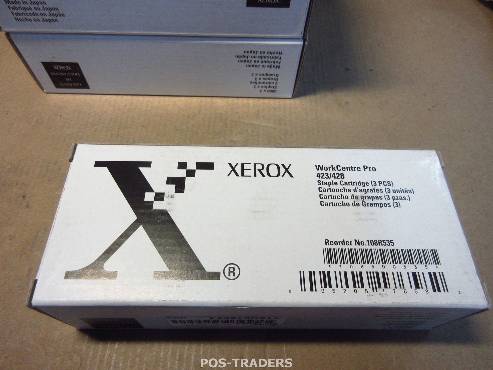 Xerox 108R00535 108R535 Staples 3pk Staple Cartridge WorkCentre Pro 423 428 NEW