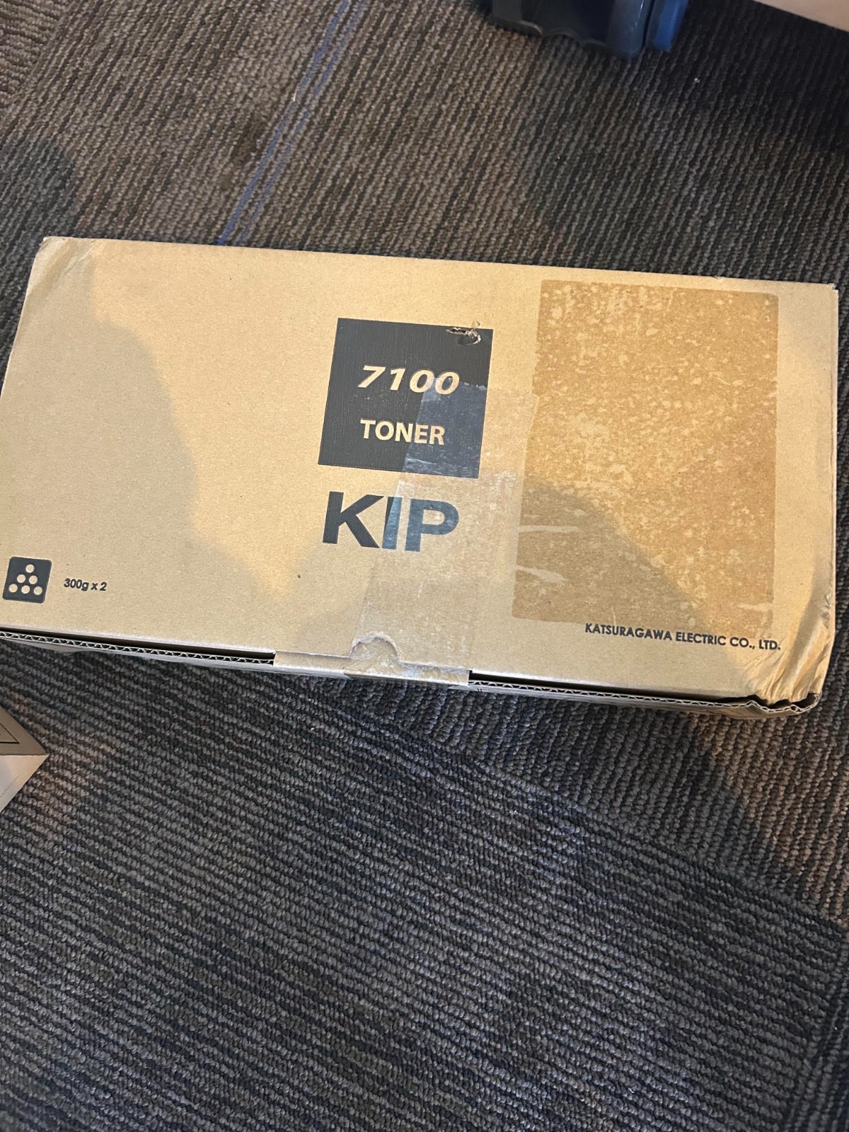 KIP 7100 Box of 2 x 300 grams Black Toner Cartridges Z240970010 Genuine New