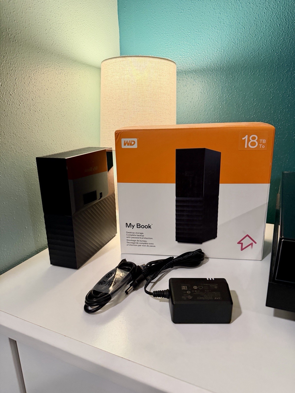 WD My Book 18TB USB 3.0 External Desktop Western Digital Hard Drive HDD