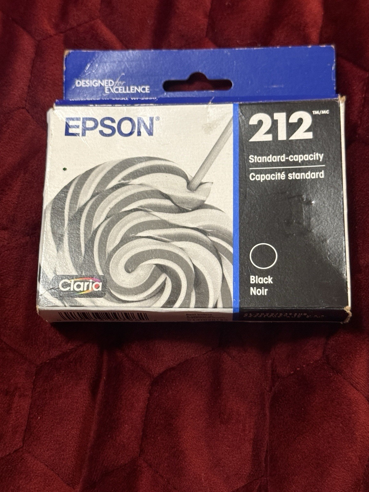 Epson 212 Black Ink Cartridge T212120 Genuine OEM NIB Exp 1/29 