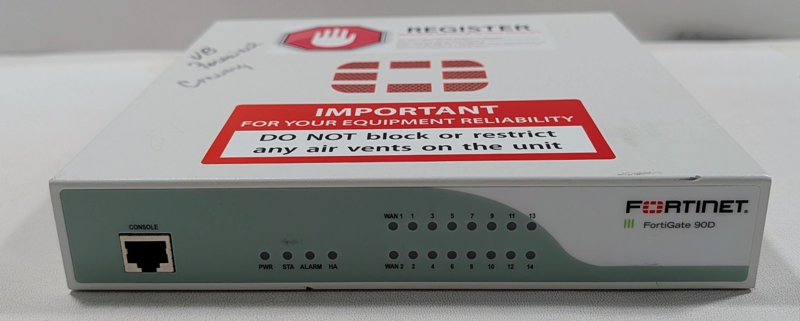 FORTINET FORTIGATE 90D FG-90D FIREWALL NETWORK SECURITY APPLIANCE NO POWER AC