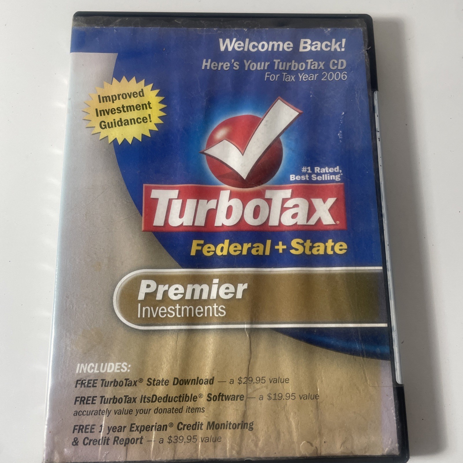 Turbotax 2006 Premier with Fed & State. New in box Sealed (read)