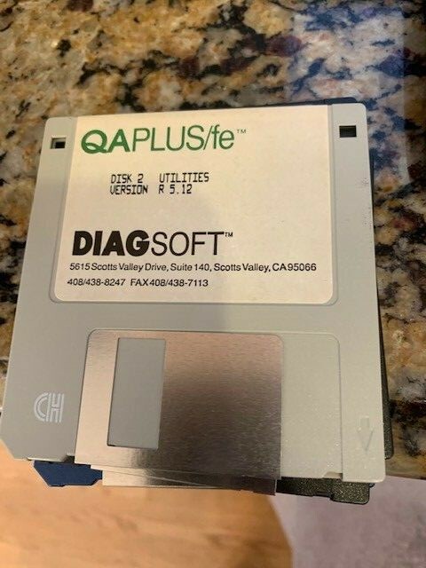DiagSoft QAPlus Gateway2000 Utility Software Floppy Diskette 2  DOS Vintage 1993