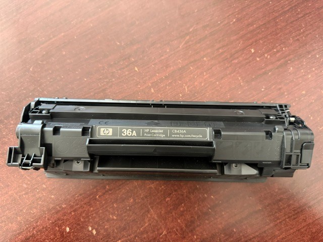 Genuine HP 36A Black Toner Cartridge CB436A New No Box No Bag