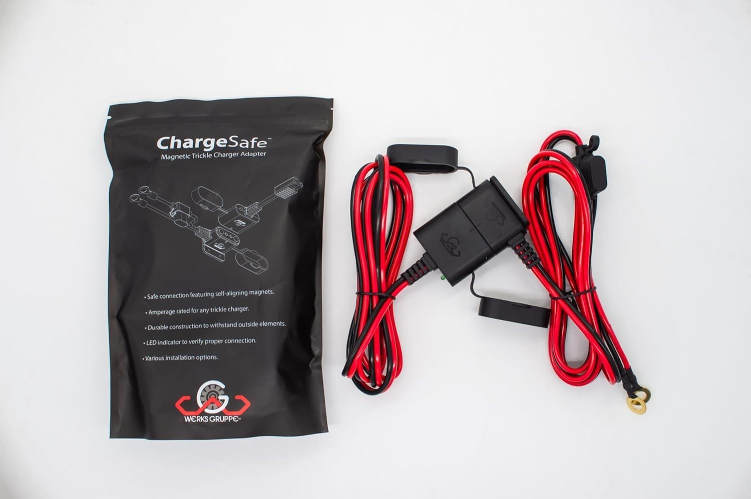 Magnetic Trickle Charger Adapter | 6V - 12V Quick Connect and Disconnect Method