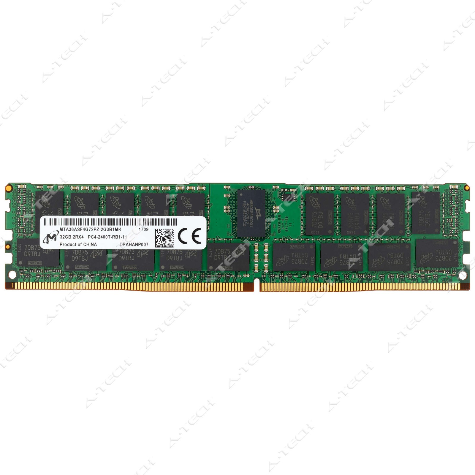 Micron 32GB DDR4-2400 PC4-19200 ECC RDIMM Server Memory RAM MTA36ASF4G72PZ-2G3B1