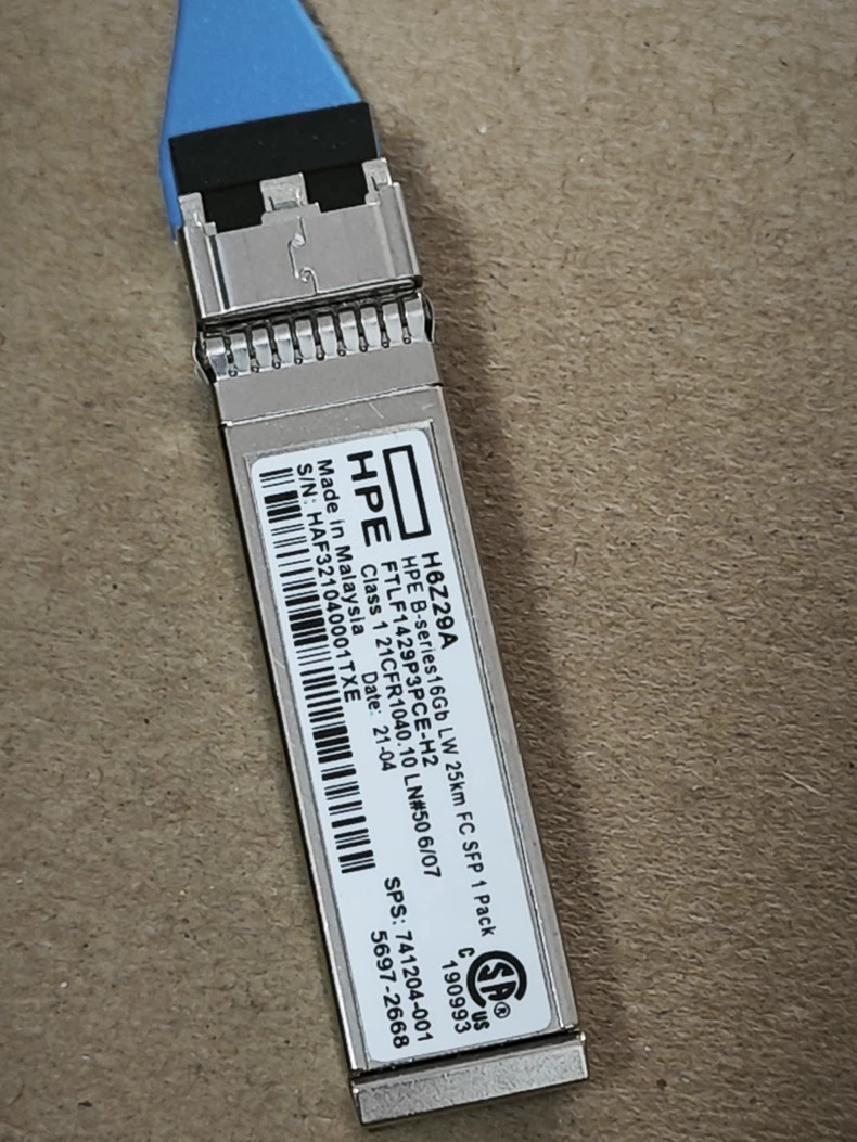 1PC FTLF1429P3PCE-H2 16GB Fibre Channel 25KM 1310nm SFP Transceiver H6Z29A