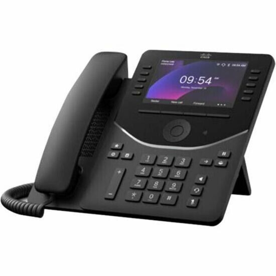 Cisco DP-9861-K9= 10 Line IP Phone Color 5" LCD Bluetooth WIFI 2 ETH PoE Ready