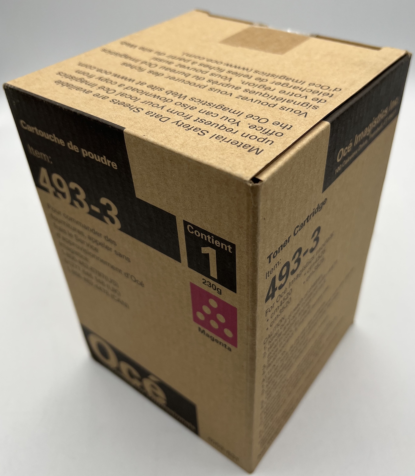 493-3 OEM OCE Magenta Toner