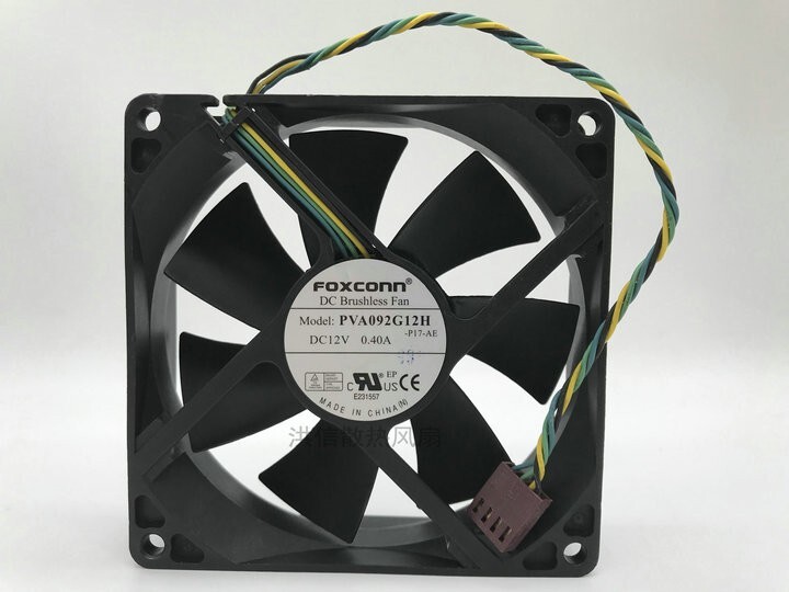 foxconn 9025 PVA092G12H DC12V 0.40A 90mm 4-pin PWM high air volume fan