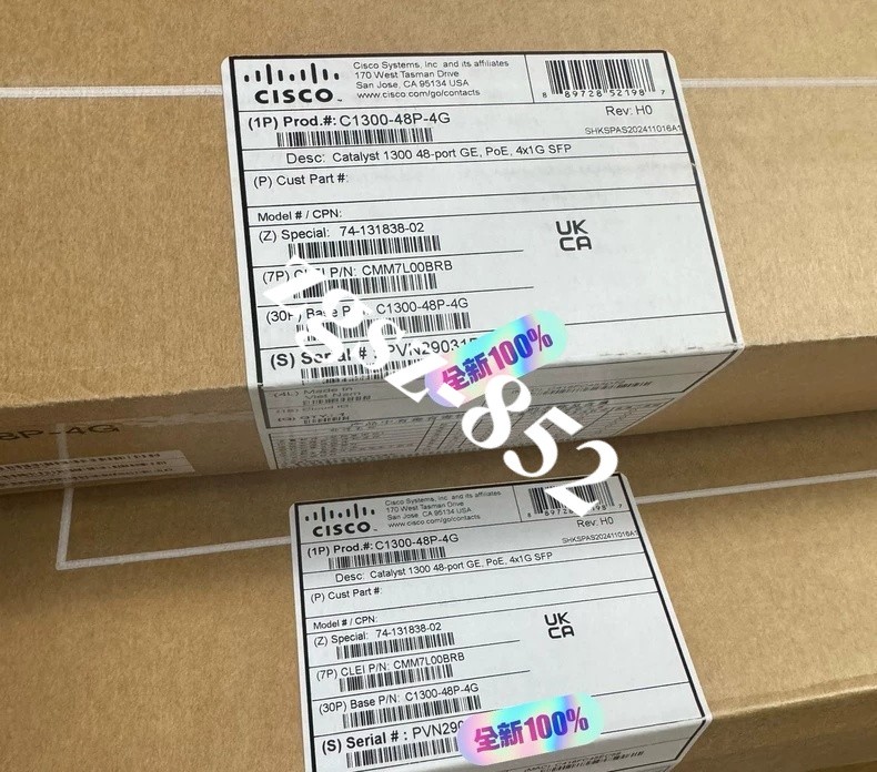 1pc Cisco C1300-48P-4G Cisco 48 Port POE Switch 4 x 1GB SFP New Fast FedEx DHL