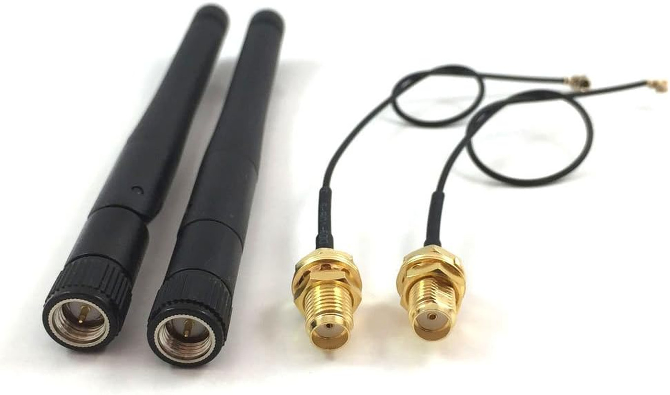 2Pcs 433 Mhz SMA Gmrs Antenna High Frequency 3Dbi with Sma-Male 433Mhz GSM GPRS