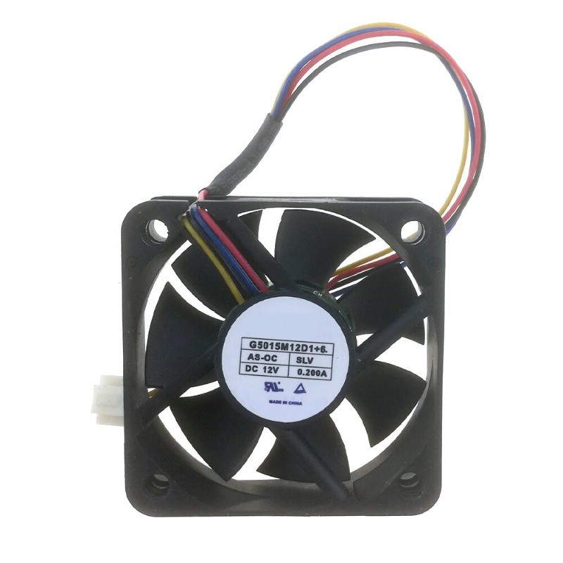 G5015M12D1+6 DC12V 0.2A 50x50x15mm 4pin PWM Cooling Fan for NONOISE