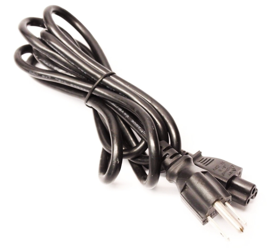 6 Feet 3-Prong AC Power Cord Cable for Dell Inspiron 23.8" Touch-Screen Black