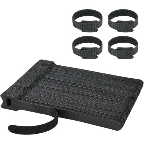 100PCS Black 6 Inch Reusable Cable Ties ,Adjustable Cord Organizers Multi-Purpos