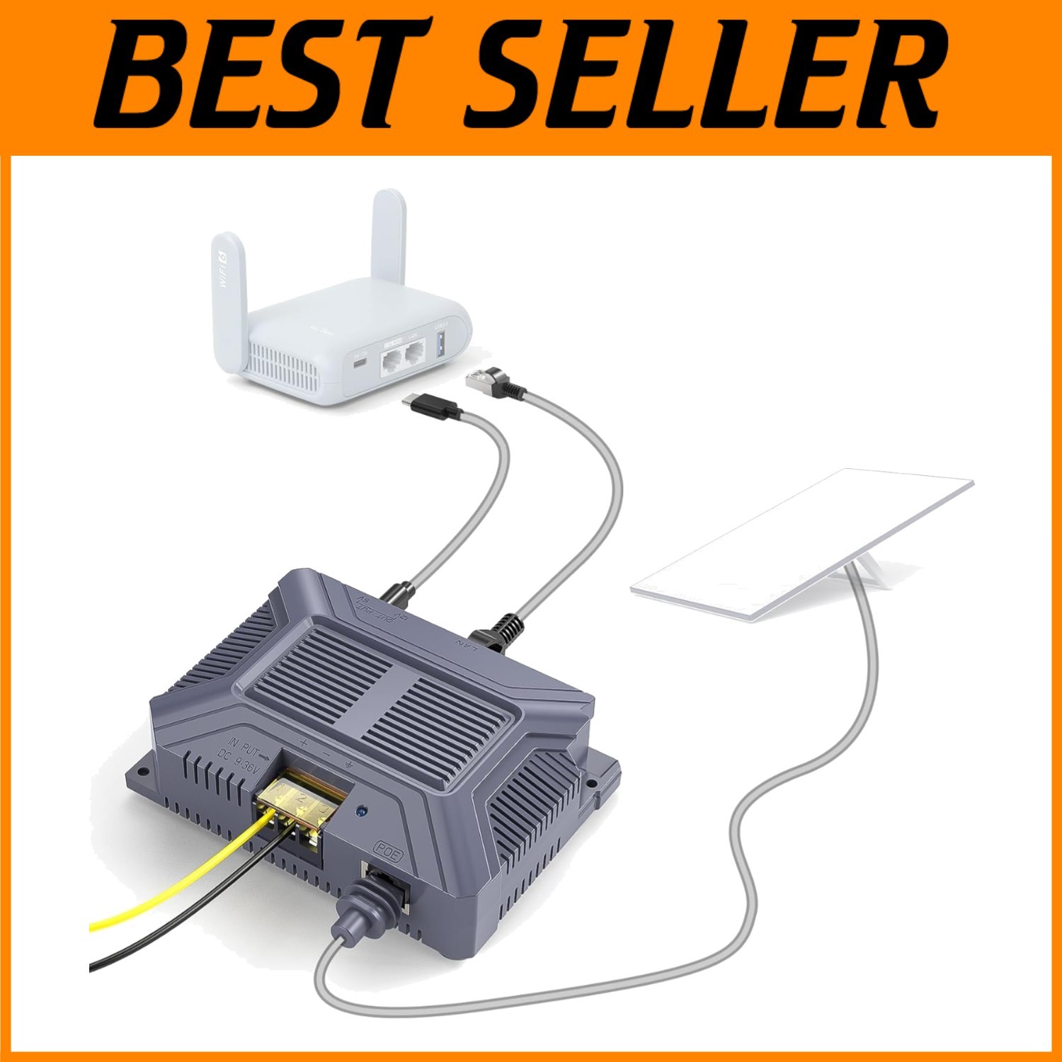 High-Speed 12V Starlink Gen 3 DC Conversion Kit 200W Gigabit#/`