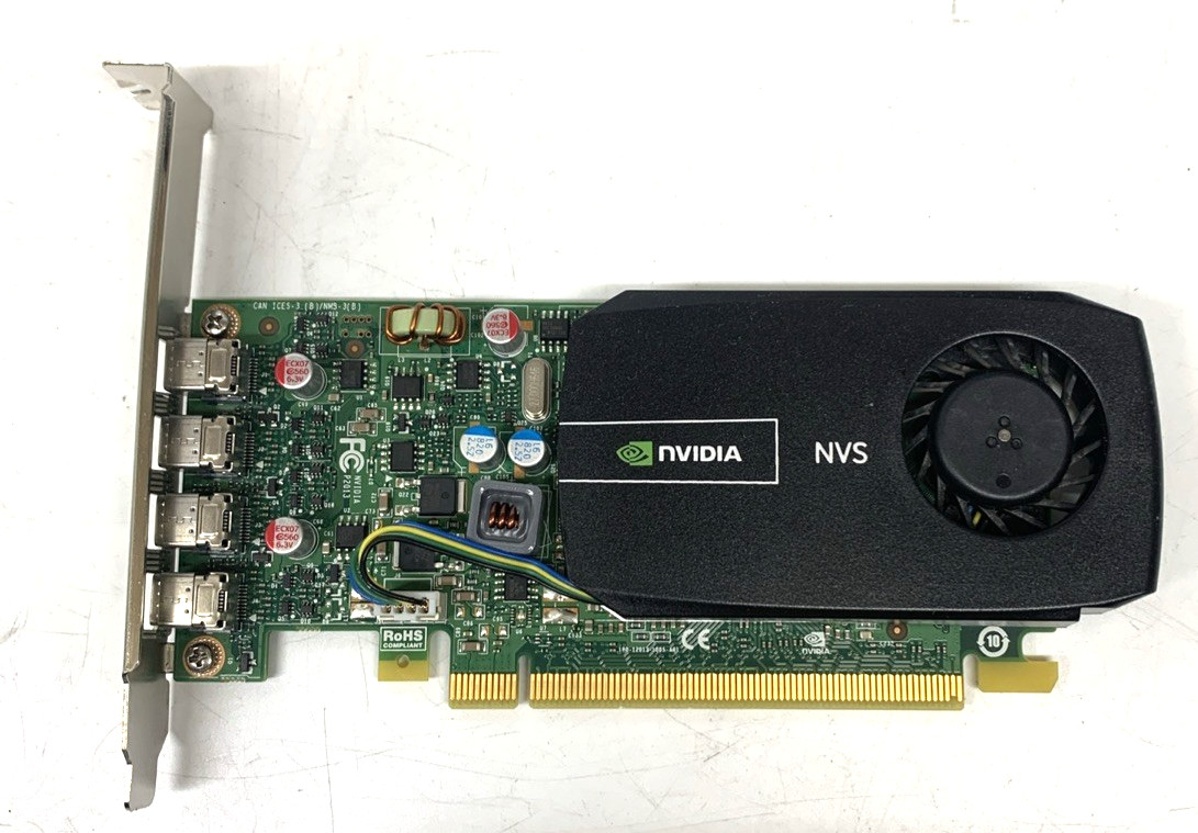 HP NVIDIA Quadro NVS 510 2GB DDR3 PCIe x16 Graphic Card 721795-001 Tested