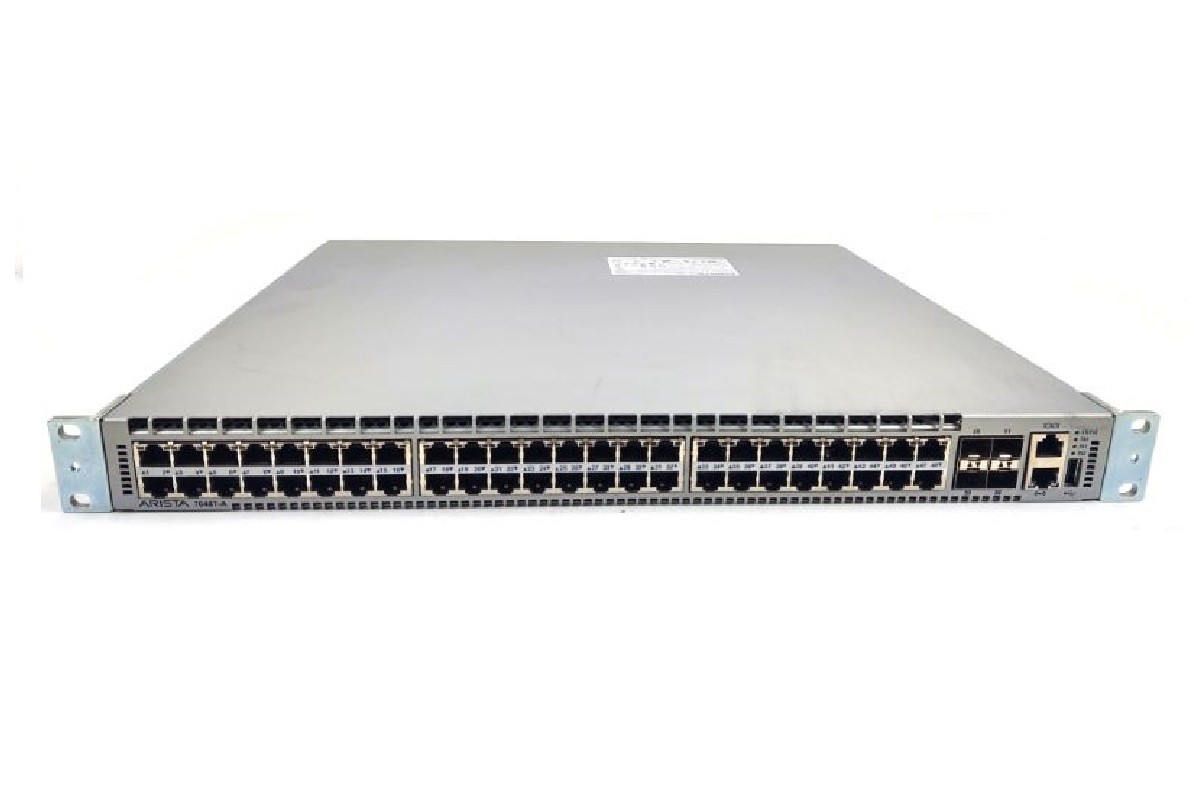 Arista DCS-7048T-A-R  1GbE 4x SFP+ 2x AC PSU Switch Rear Airflow 1 Year Warranty