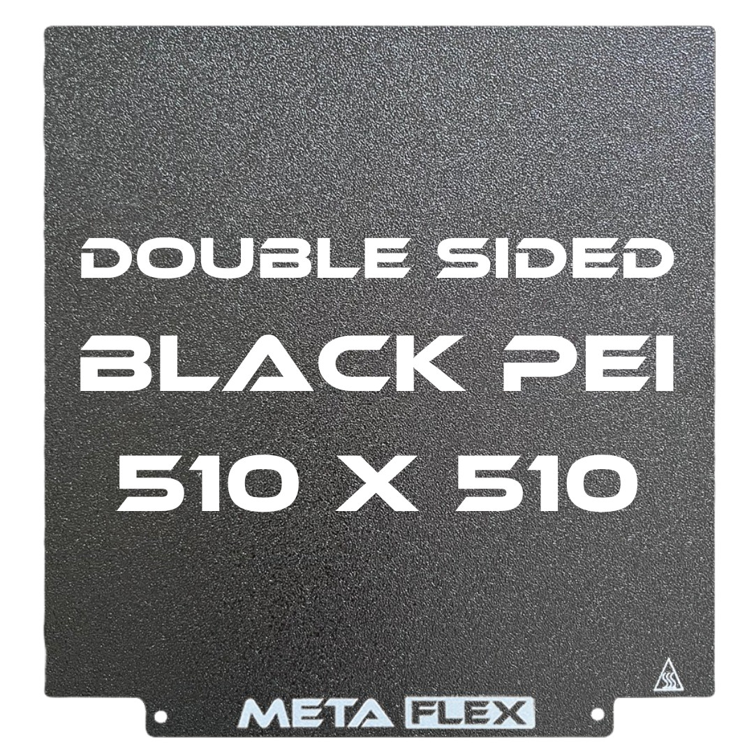 PEI Textured Build Plate - 510mm x 510mm w/ Magnetic Base METAFLEX