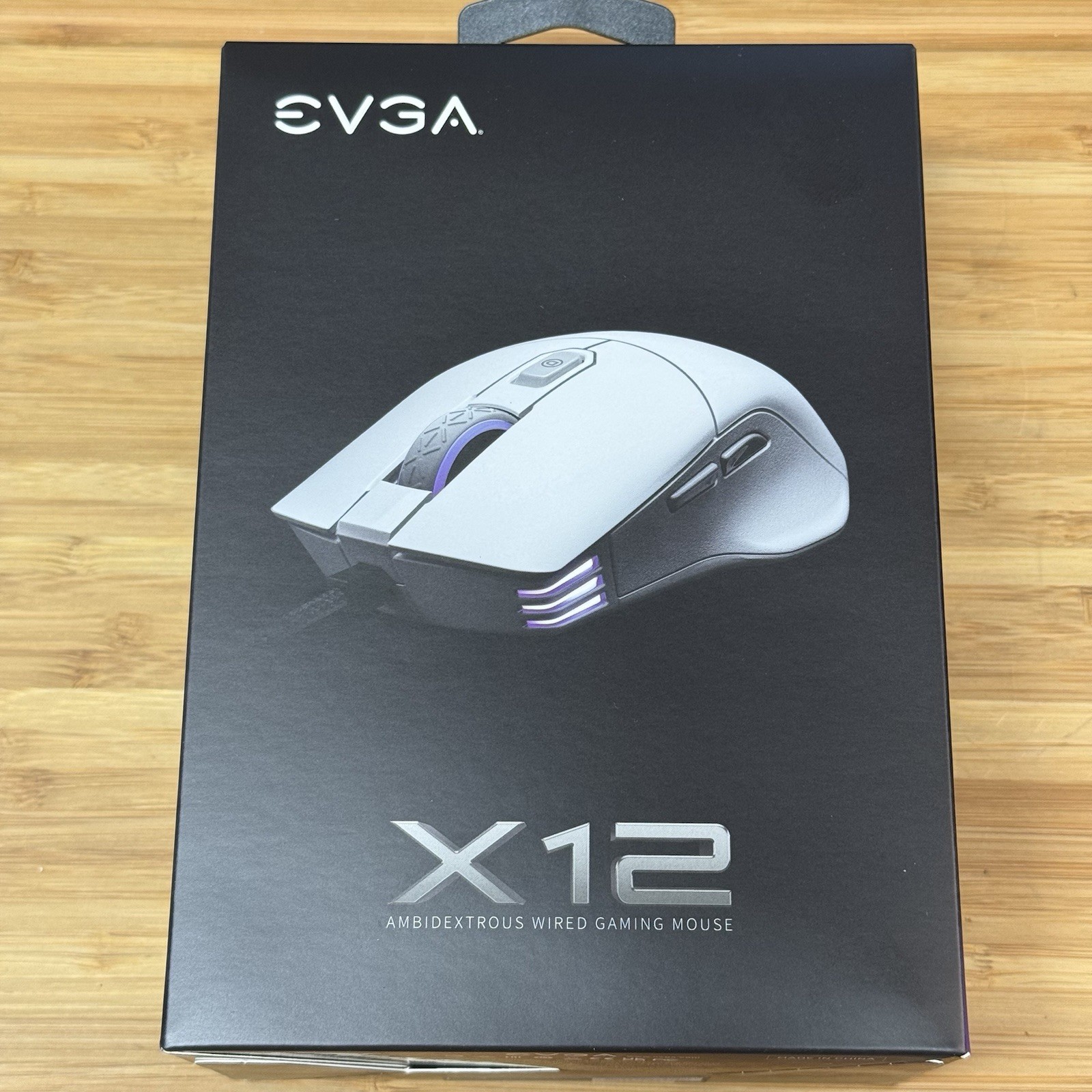 EVGA X12 White Wired Gaming Mouse 16000 DPI 8000Hz RGB New Sealed
