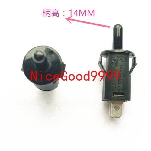2PCS NEW RLEIL RL5-2 16A 125VAC 10A 250V 2Pins power switch button 14mm