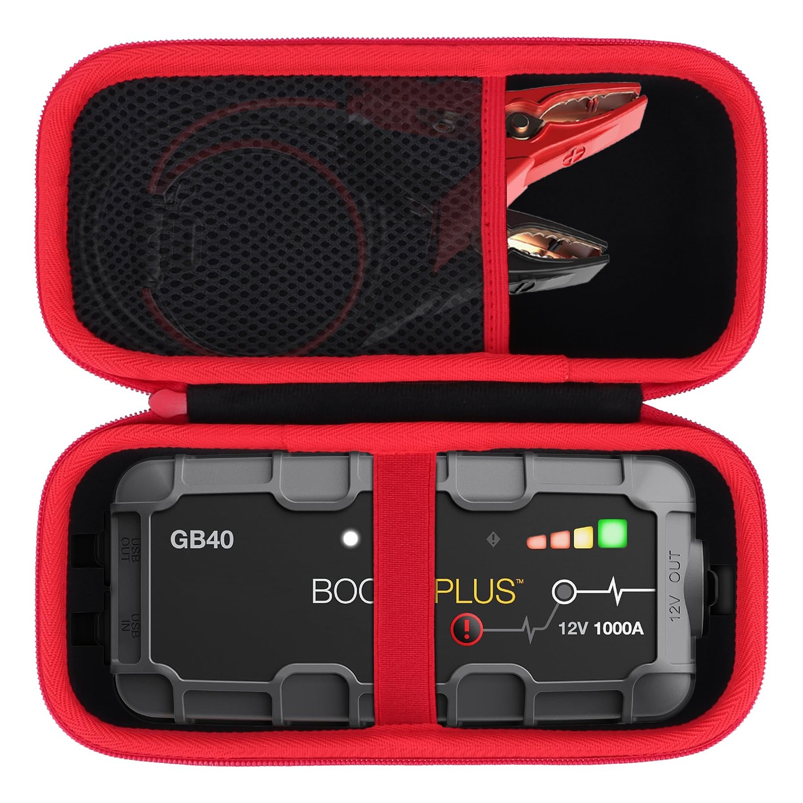 Car Jump Starter Case for Boost GB40 GBX45 GB20 GB50 - Black EVA Hard Shell