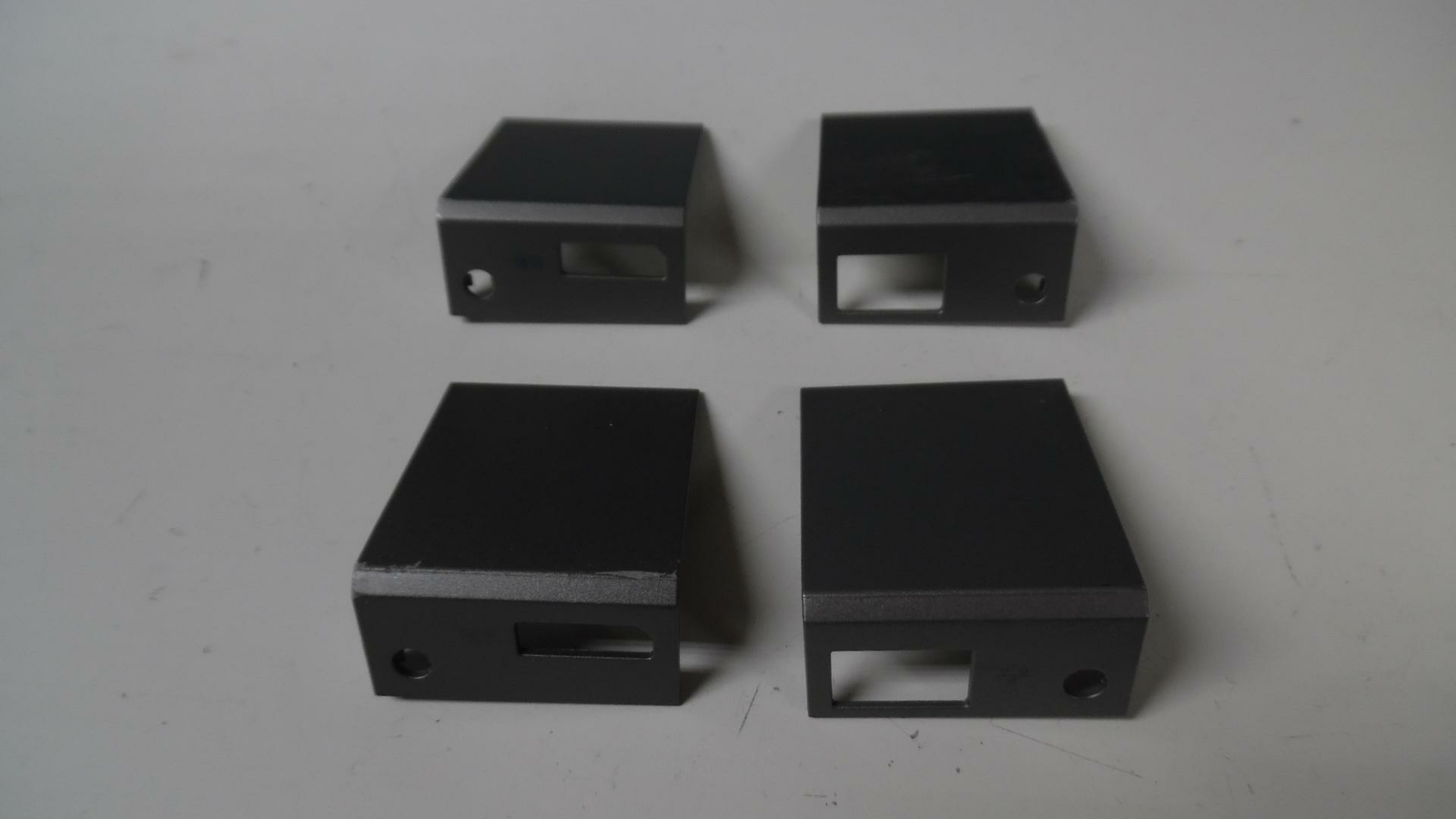 2 Pairs of L/R DisplayPort/RJ-45 Covers for Dell Latitude E6410 - 0FX135 0GN101