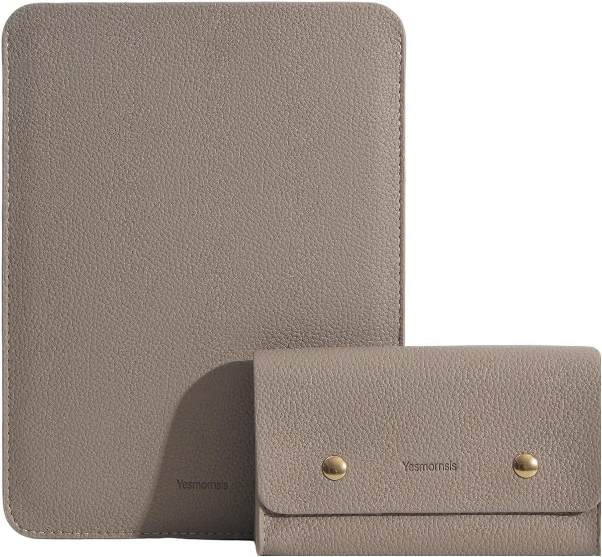 PU Leather Padded Laptop Sleeve Bag 13Inch for New MacBook Air 13 A3113 M3, 2024