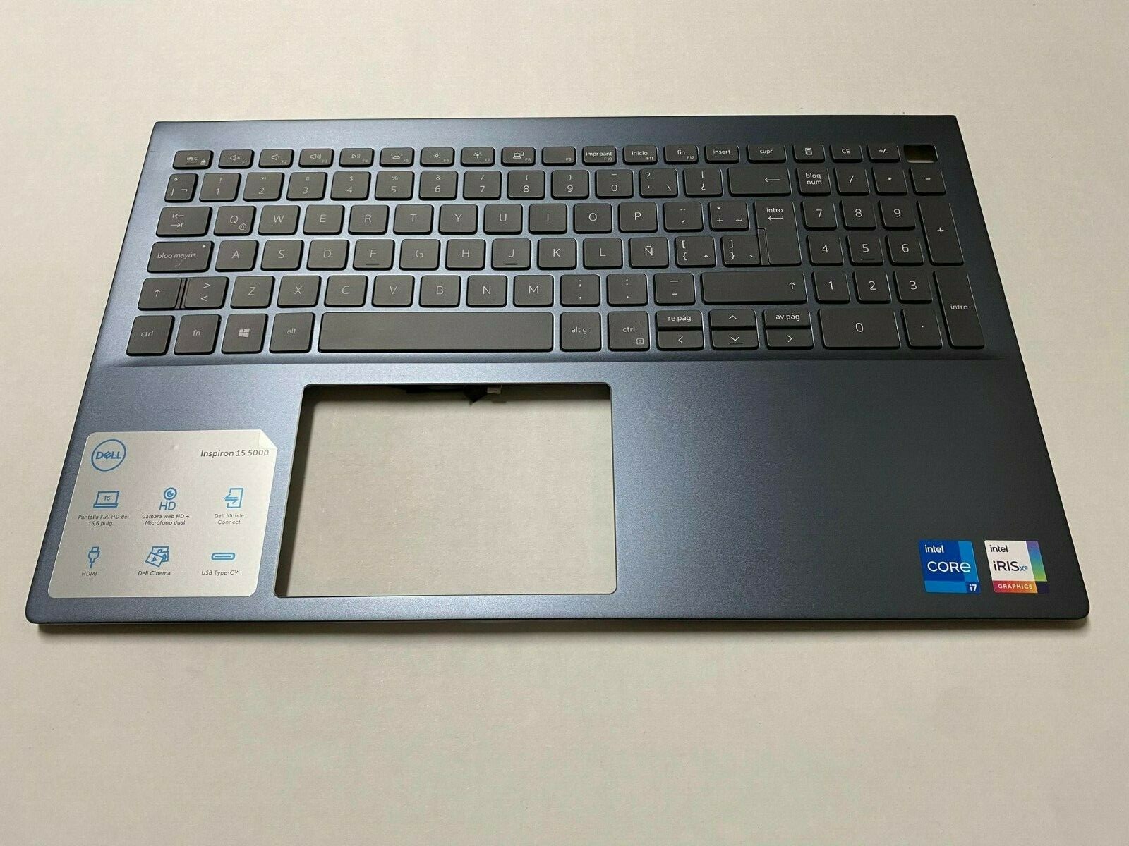 REF Genuine Dell Inspiron 15 5501 LCD Palmrest SPANISH Backlit Keyboard P93G9