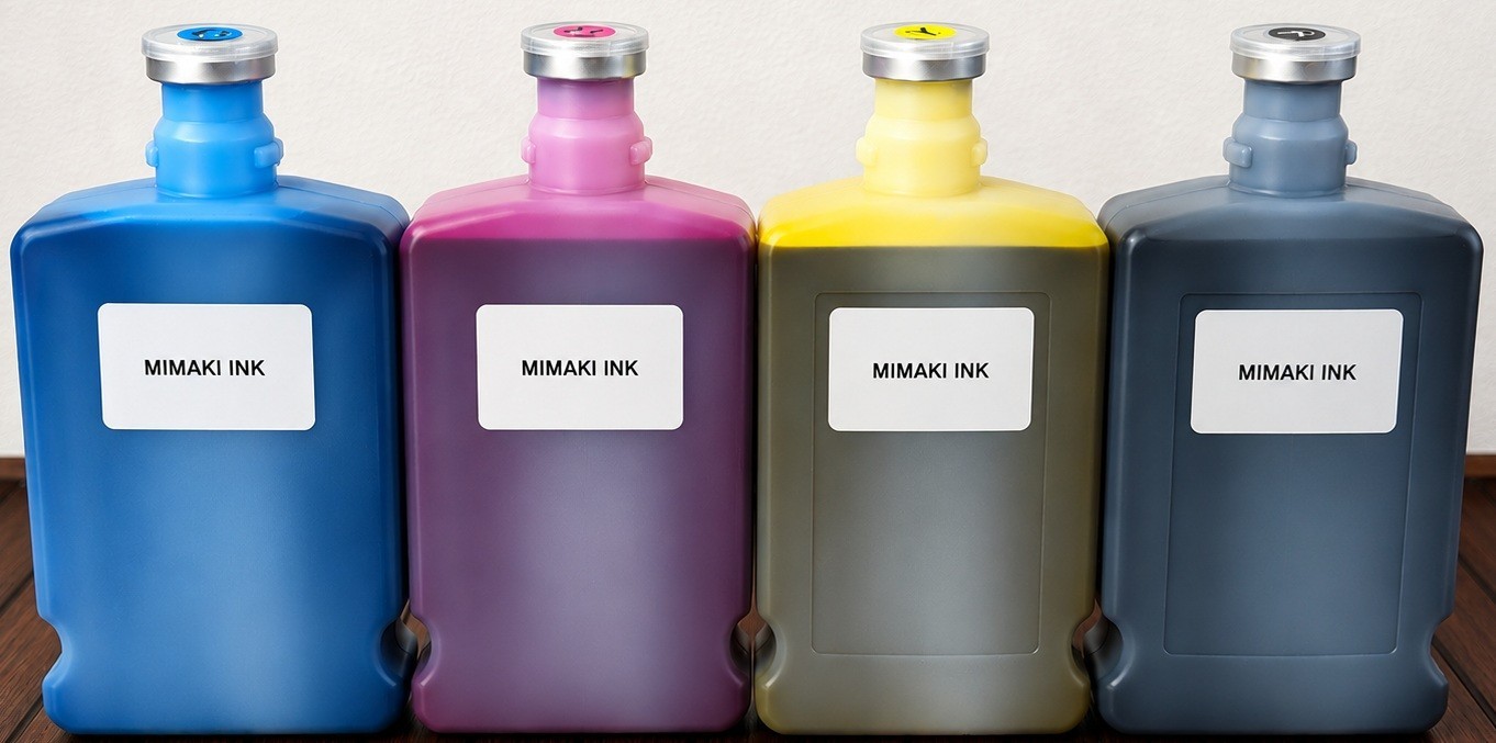 4x PREMIUM COMPATIBLE ECO SOLVENT INK REFILL FOR MIMAKI PRINTERS - CYMK