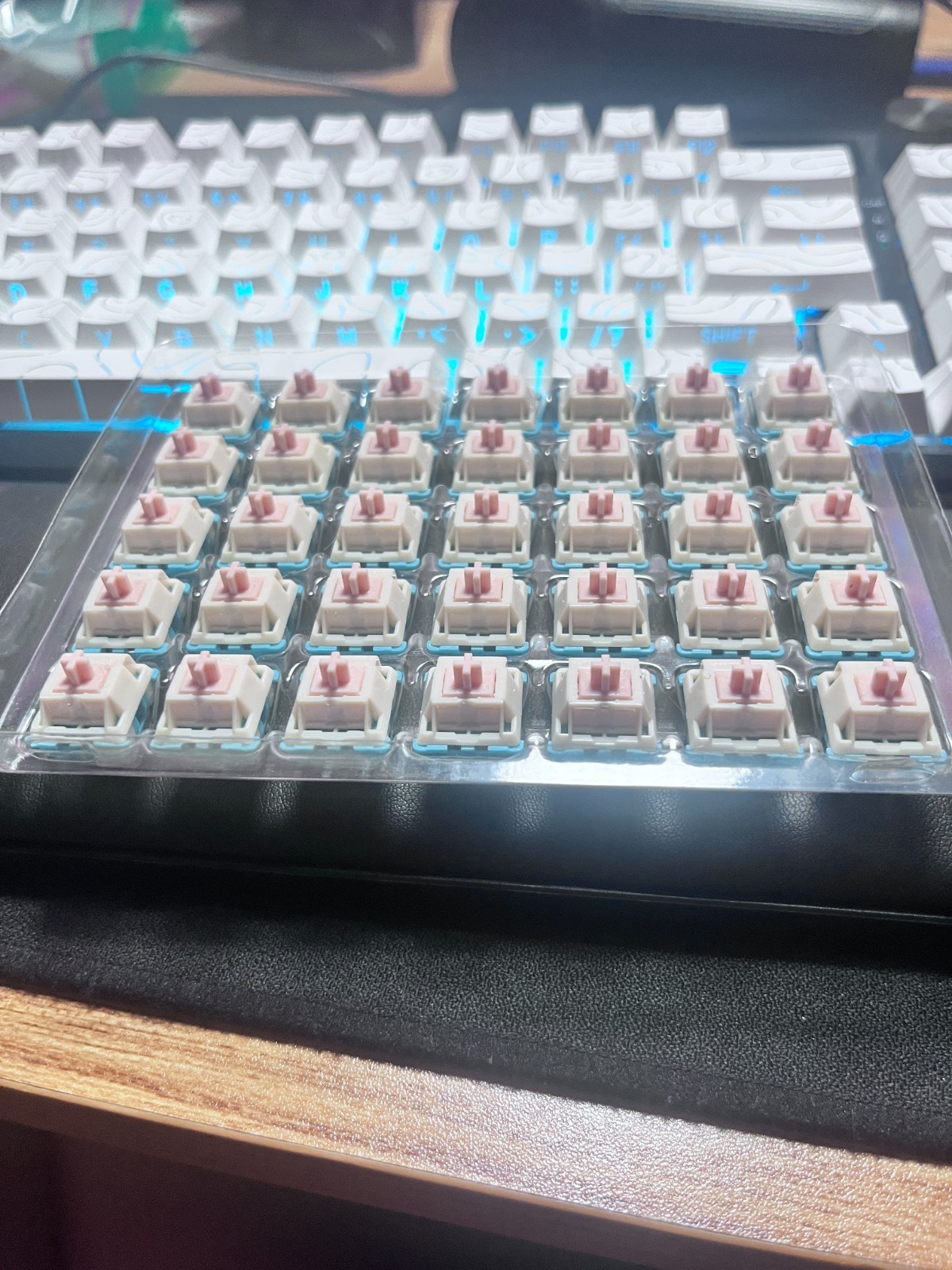 Premium Cherry MX Linear Switches–Smooth Mechanical Keyboard Switches (Count 35)