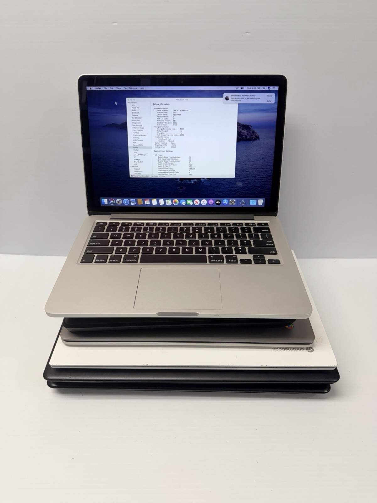 Lot of 7 Mixed Laptops For Parts Repair MacBook Pro ThinkPad Chromebook Acer ASU