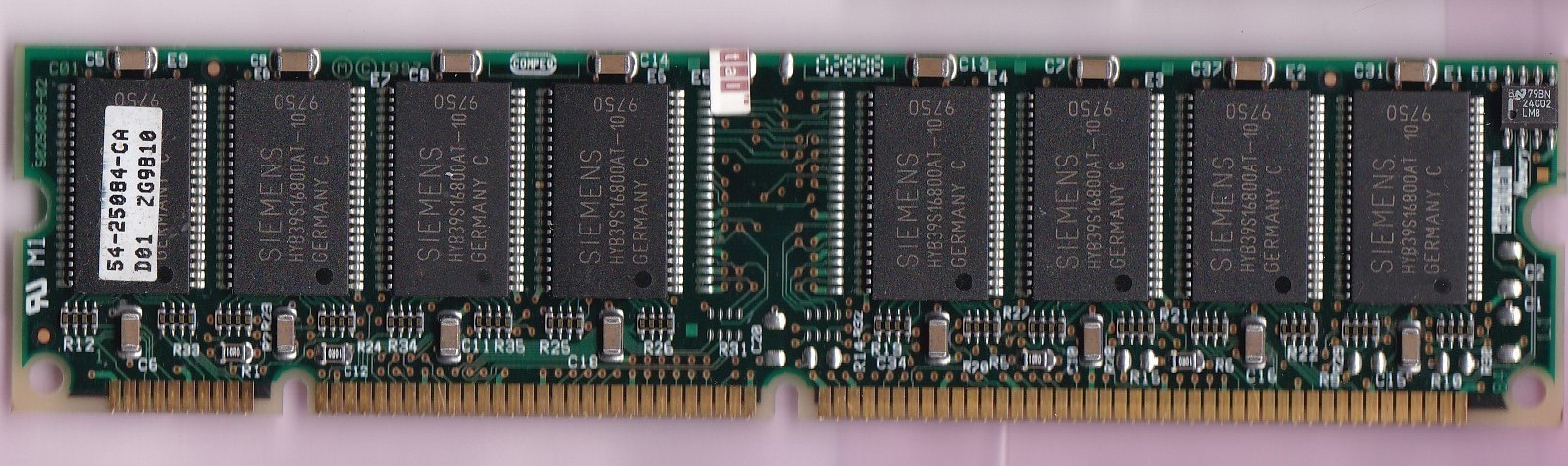 32MB PC66 PC-66 DEC DIGITAL 54-25084-CA 168-Pin ZG9810 SDR 3.3V SDRAM RAM Stick