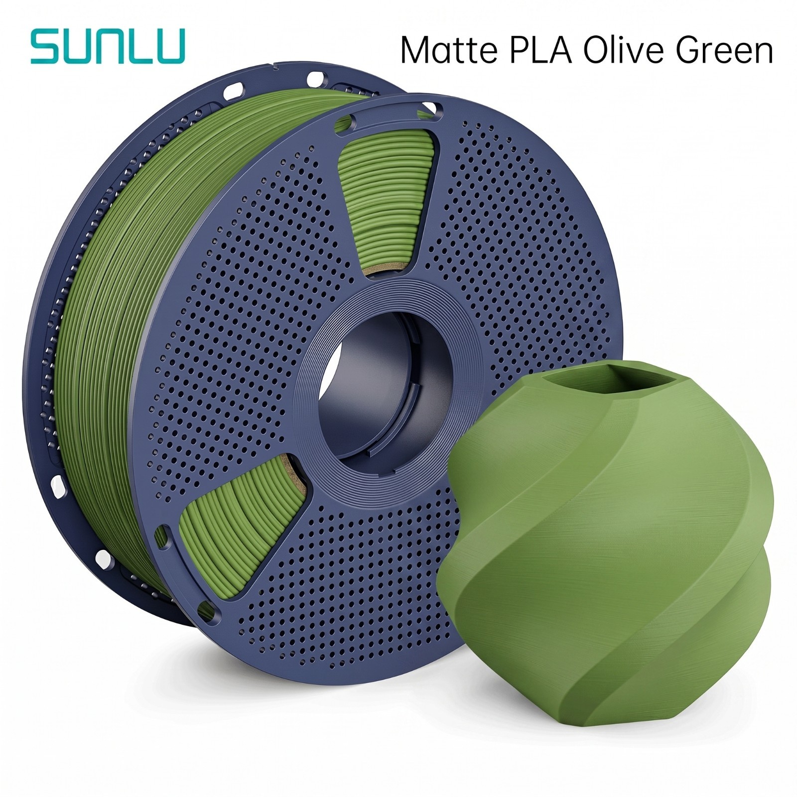 [ Buy 10 Pay 6] SUNLU PLA Matte Filament 1KG Clog Free Reusable