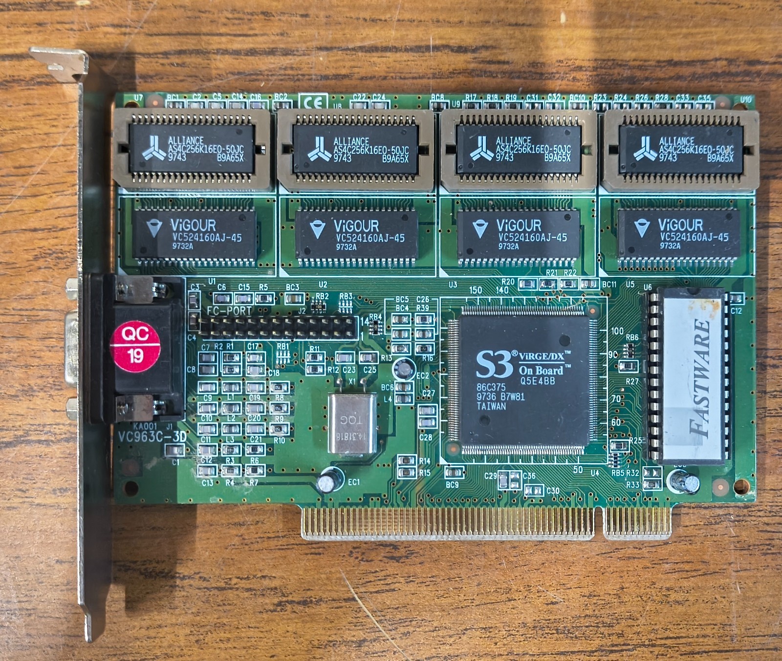 Protac Fastware VC963C S3 ViRGE/DX PCI Graphics Cards