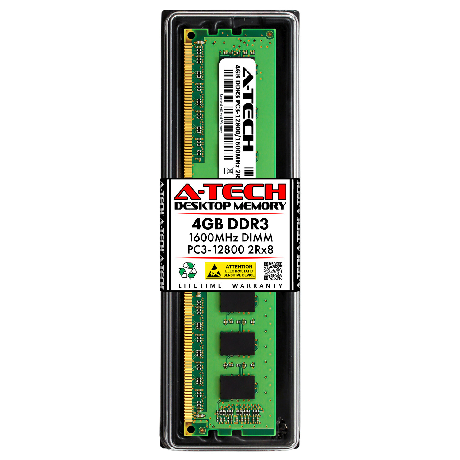 4GB PC3-12800 DIMM (Replacement for Supermicro MEM-DR340L-HL01-UN16) Memory RAM