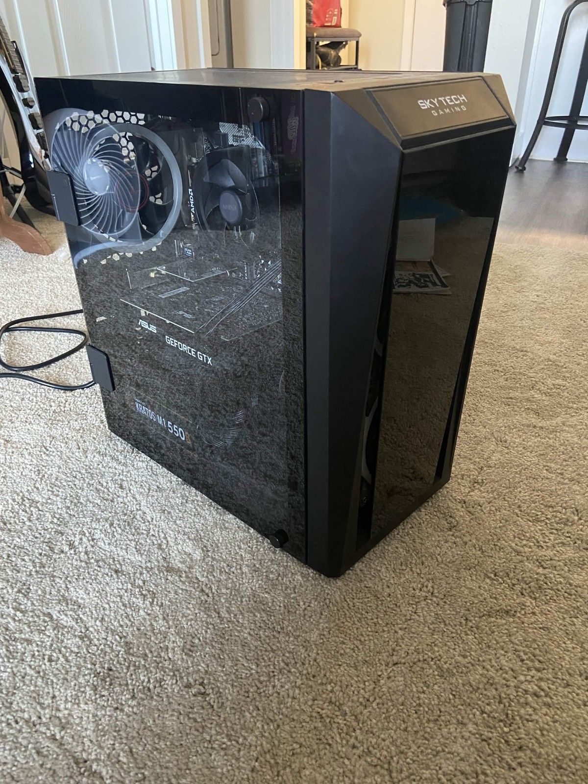 Used Skytech Gaming Pre-built PC | AMD Ryzen 5 2500, Nvidia GTX 1660, 8GB RAM