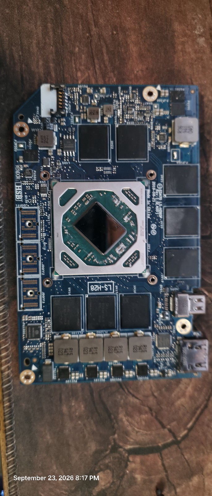 Dell YRPP8 Radeon Pro WX7100 8GB Precision 7730 7740 GPU Mobile Graphics Card