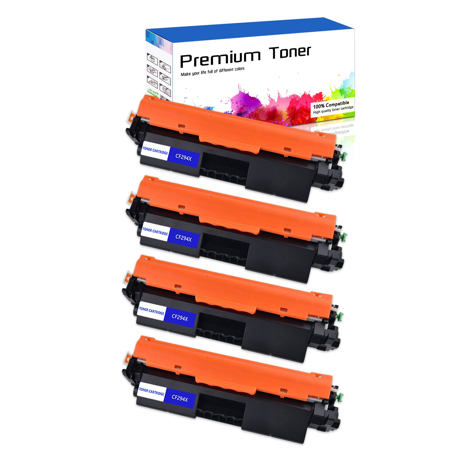 4PK CF294X 94X Toner Cartridge for HP LaserJet Pro M118dw MFP M148dw M148fdw
