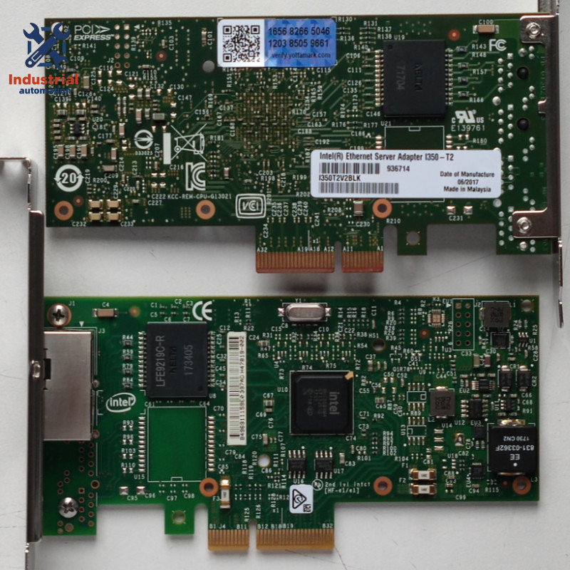 Intel I350-T2V2 Dual Port RJ45 Gigabit Ethernet Server Adapter PCIe x4,Genuine