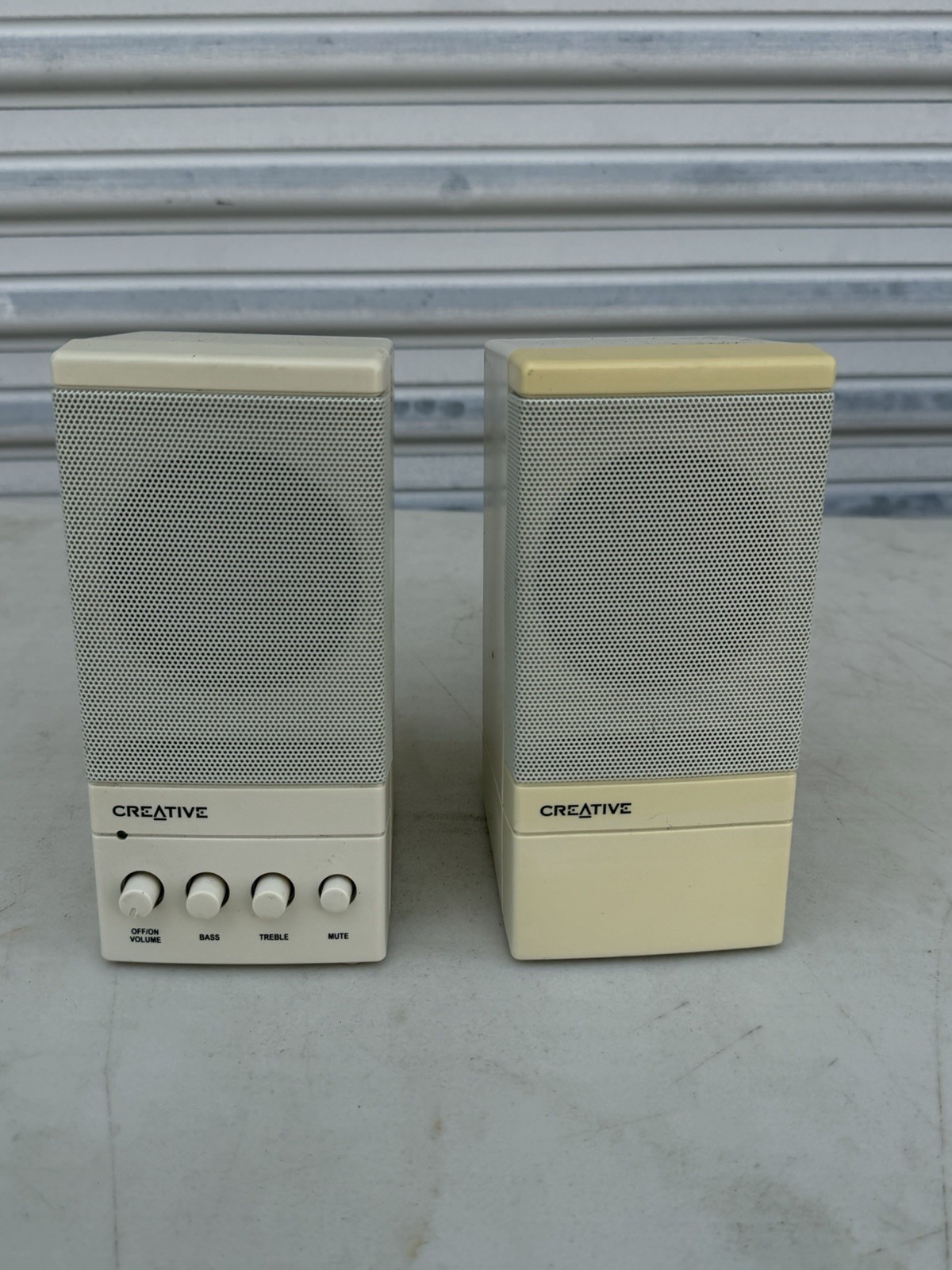 Creative Sound Blaster SBS20 Speakers Cambridge Vintage Works No AC Adapter