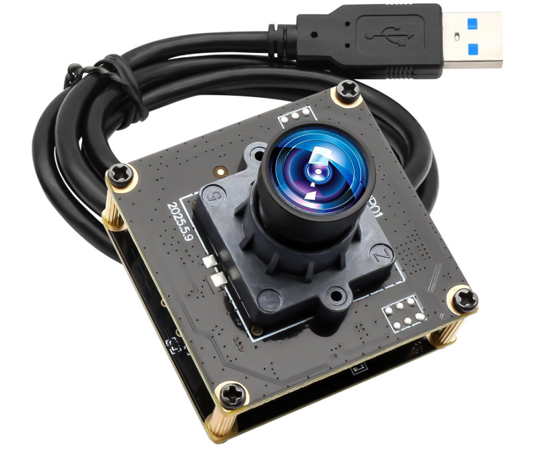 12MP USB Camera Module, 4K@60FPS 1080P@230FPS High Speed Webcam 88° Wide Angle