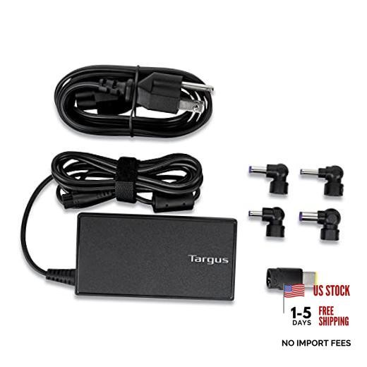 90W AC Semi-Slim Universal Laptop Charger with 6-Foot Cable, Includes 5 Power
